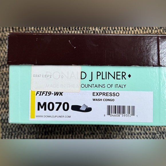 Donald Pliner Fifi Animal Print Sandals Size 7 - Picture 8 of 8